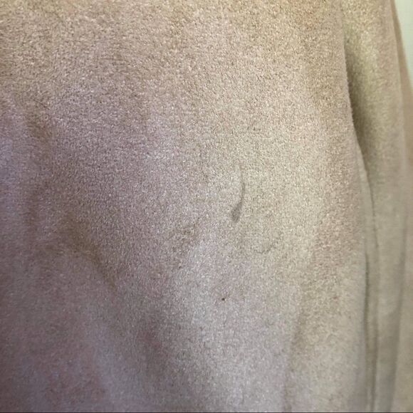 Liz Claiborne Faux Fur Trim Zip Jacket.Size MP - Picture 4 of 13